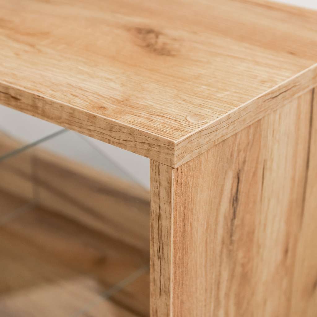 Mega-M vetrina dolciumi vetro 127x106x30 cm rovere nero