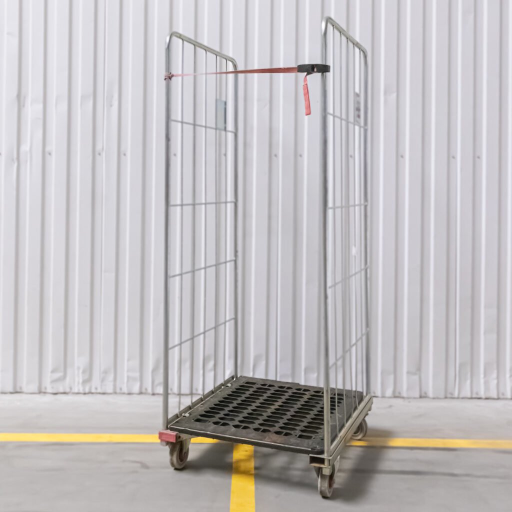 Rollkontener Rollcage carrello roll nero portata 500 kg