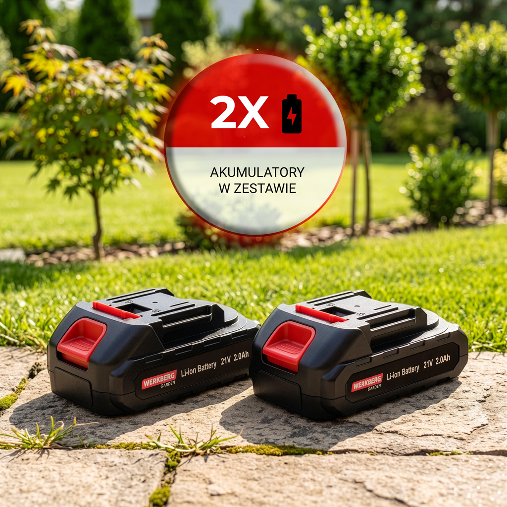 Werkberg Pro WKRKQ103 avvitatore a batteria brushless 2 batterie