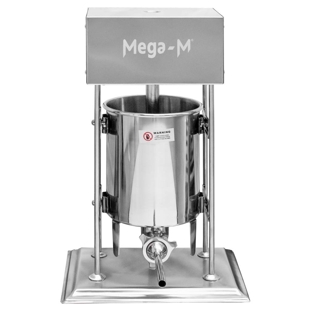 Mega-M insaccatrice elettrica 10L 200W inox 4 imbuti