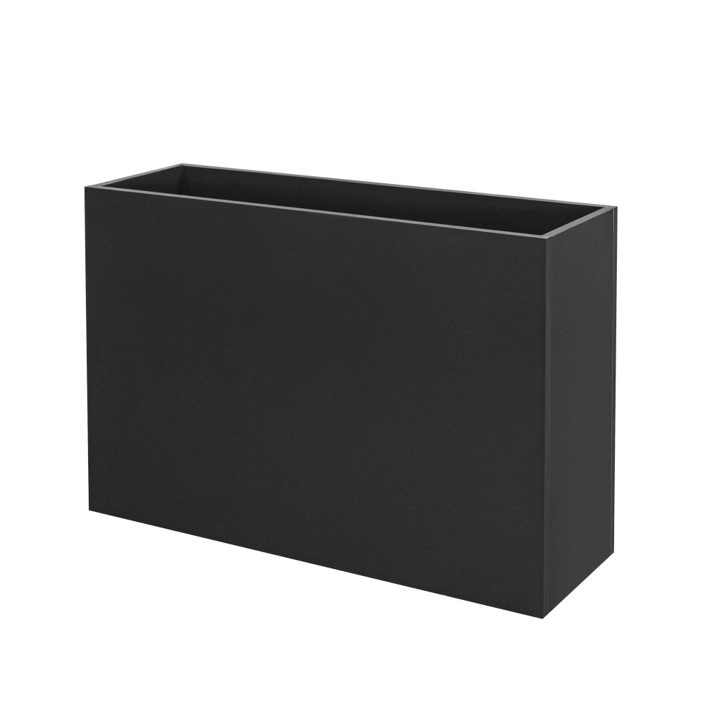 Mega-M 0164 fioriera interno antracite 135x30x70 cm con ruote