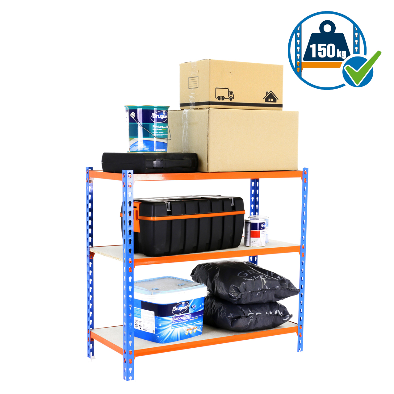 Simonrack MaderClick 3 scaffale 3 ripiani legno 150 kg