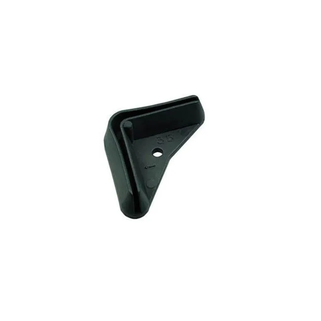 Agosistem Bizzotto piedino in PVC 35x35 mm nero