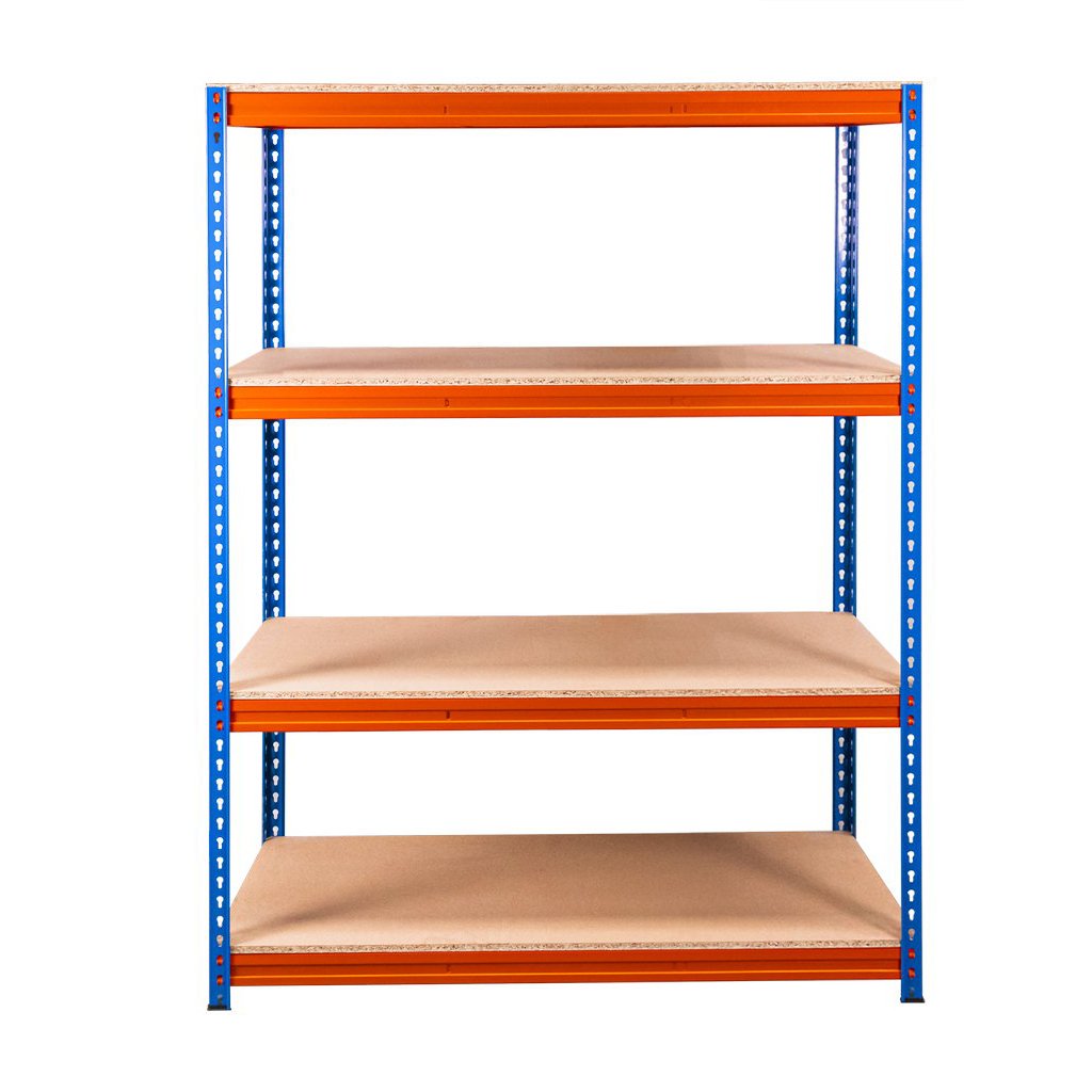Mega-M Pro Max scaffale magazzino 4 ripiani 180x120x60 blu