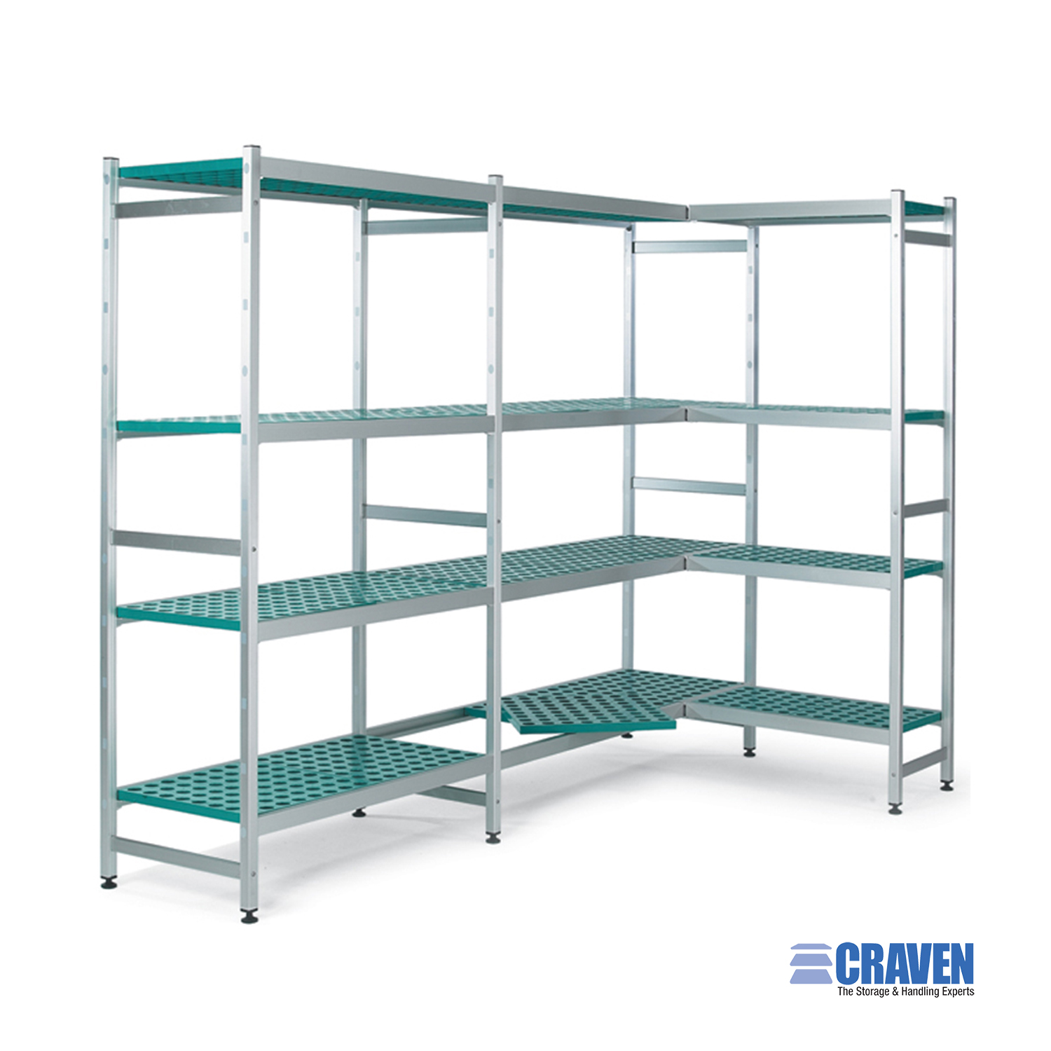 Craven CA2 Scaffale Alluminio Modulare 4 Ripiani