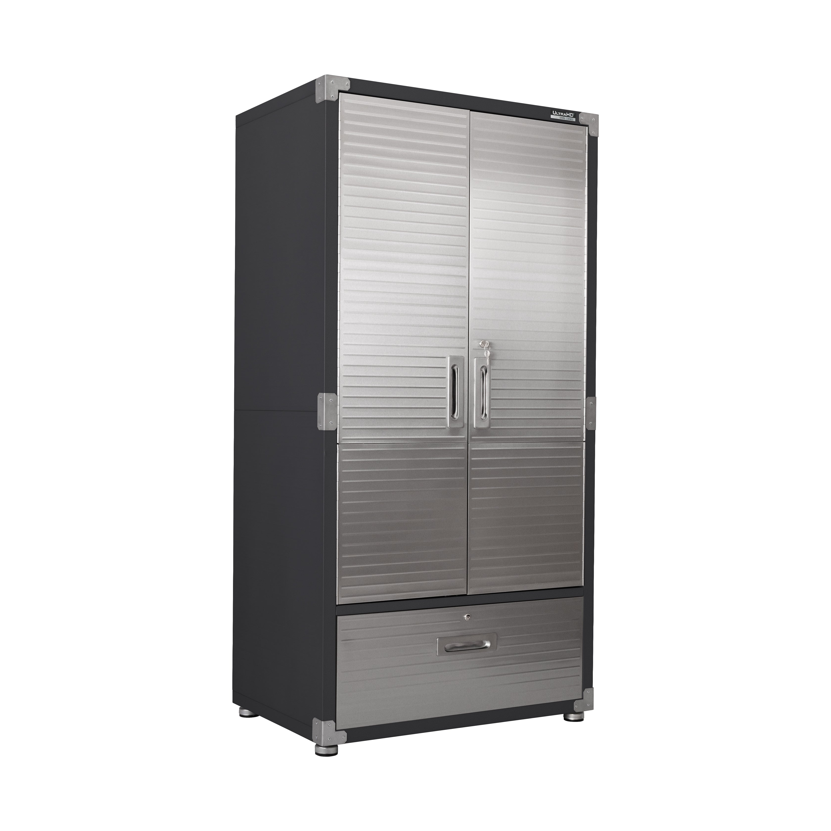Seville Classics UltraHD UHDK16259B Armadio Metallo Granite con Cassetto