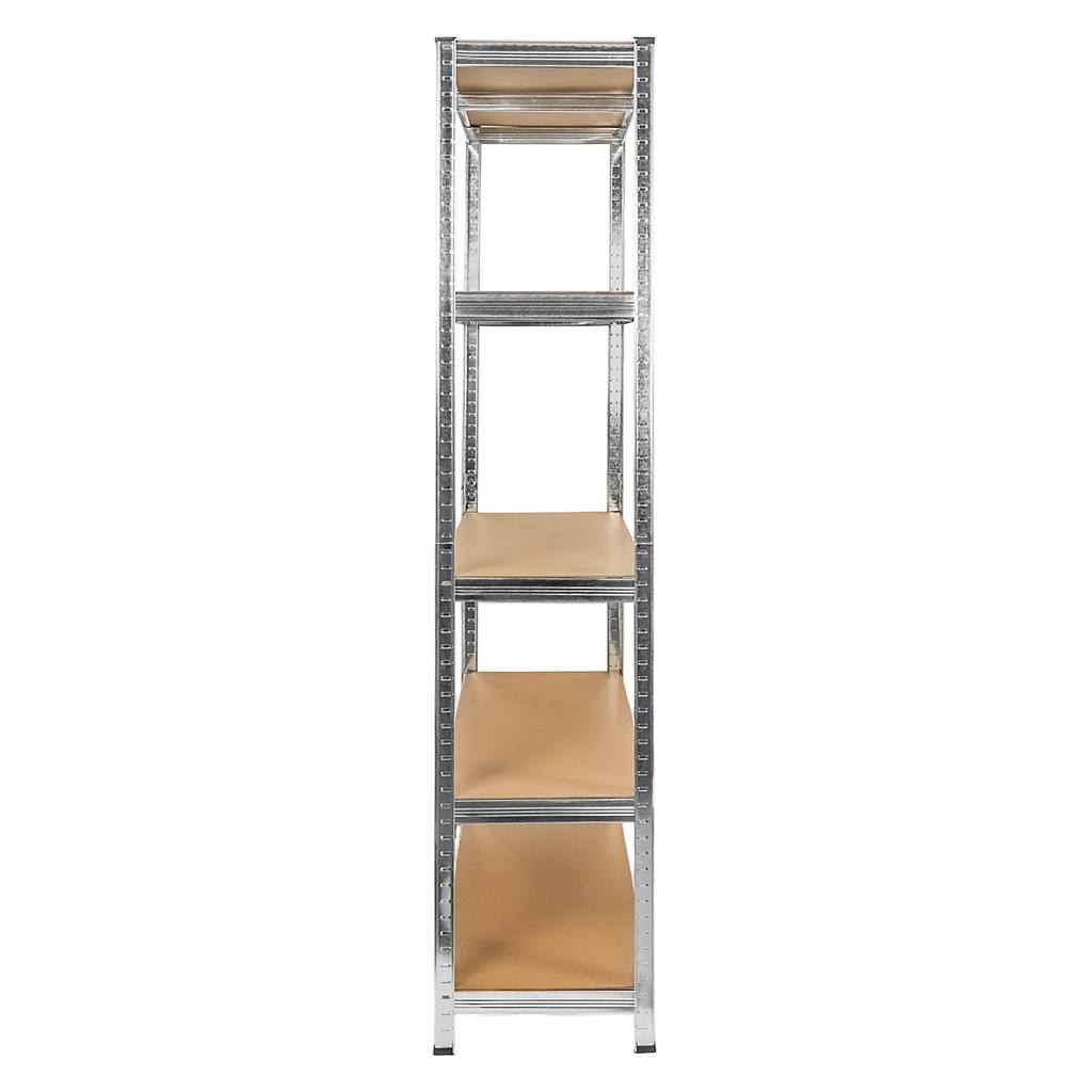 Mega-M Basic Scaffale Metallo 205x100x40 5 Ripiani 175 kg