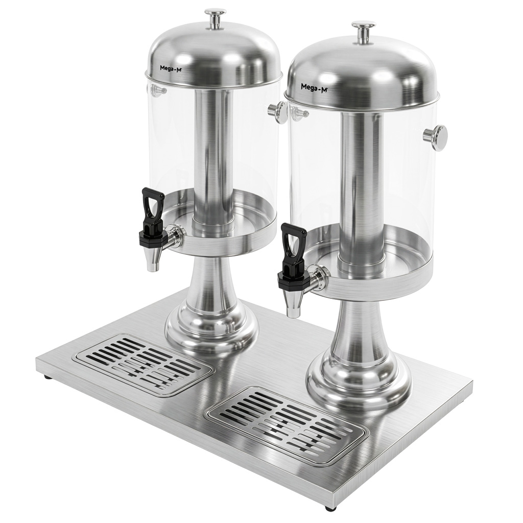 Mega-M 2x8L dispenser bevande doppio 16 L acciaio