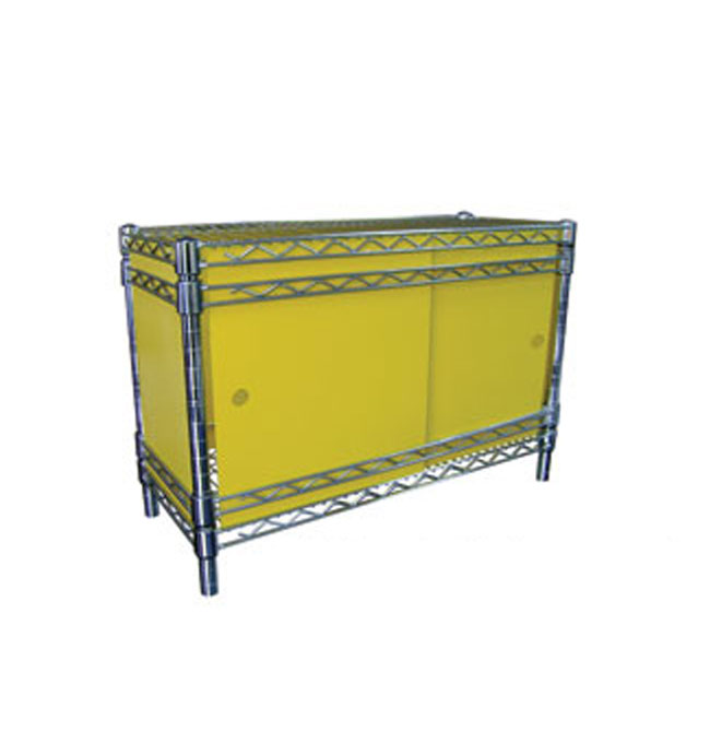 Agosistem kit mobiletto PVC 90x35x40 per filo cromato