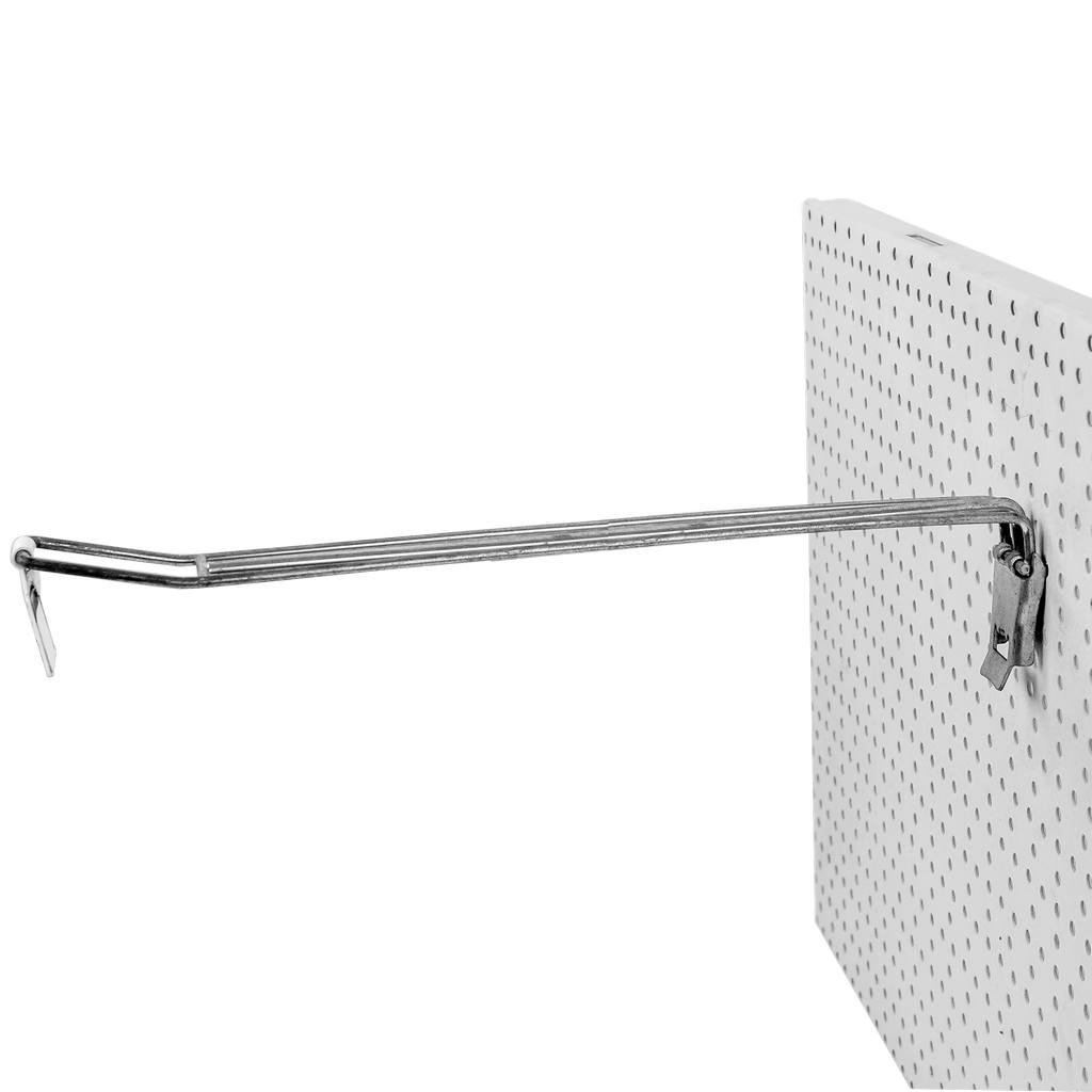 Ganci Euro tripli 30 cm con clip set 50 pezzi acciaio zincato