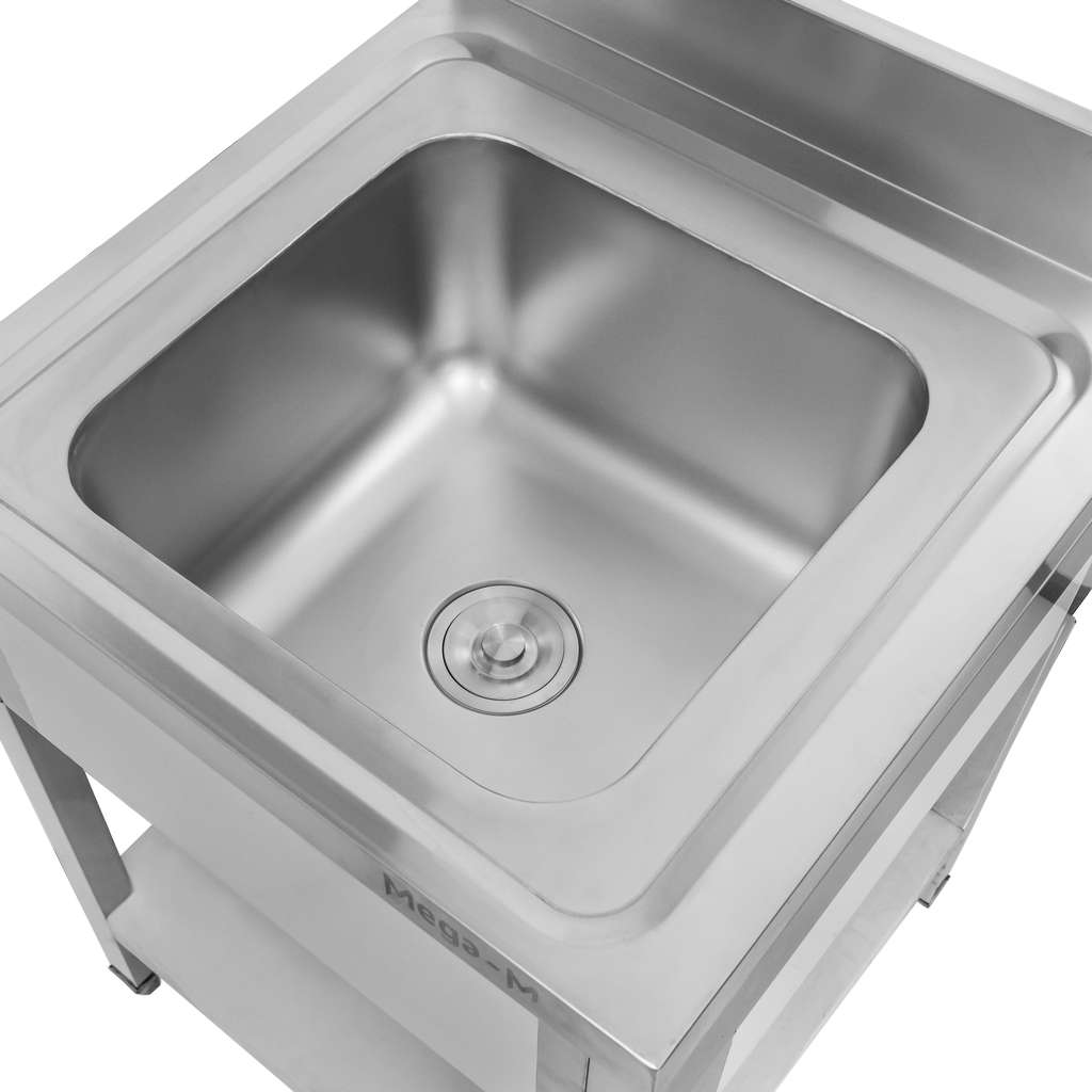 Mega-M 60x70x85 lavello gastronomico 1 vasca inox sifone