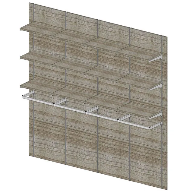Agosistem Sistema 58 Kit 10 parete attrezzata 250 cm