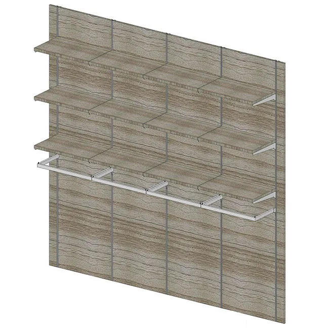 Agosistem Sistema 58 Kit 10 parete attrezzata 250 cm