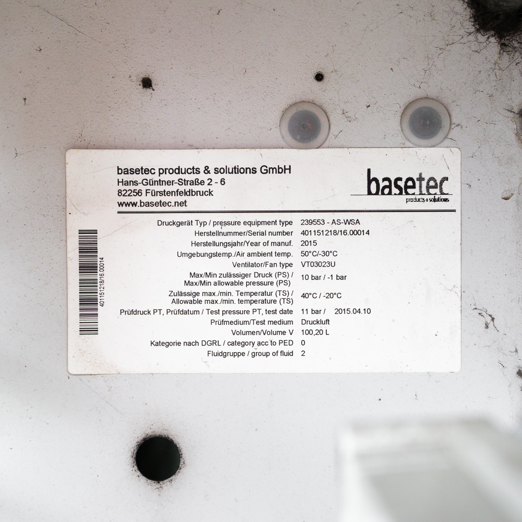 Basetec 239553-AS-WSA condensatore frigorifero 3 ventole