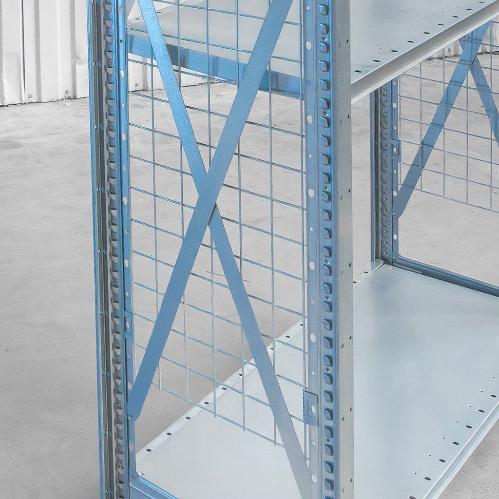 Dexion 247x105x40 scaffale magazzino 4 ripiani rete