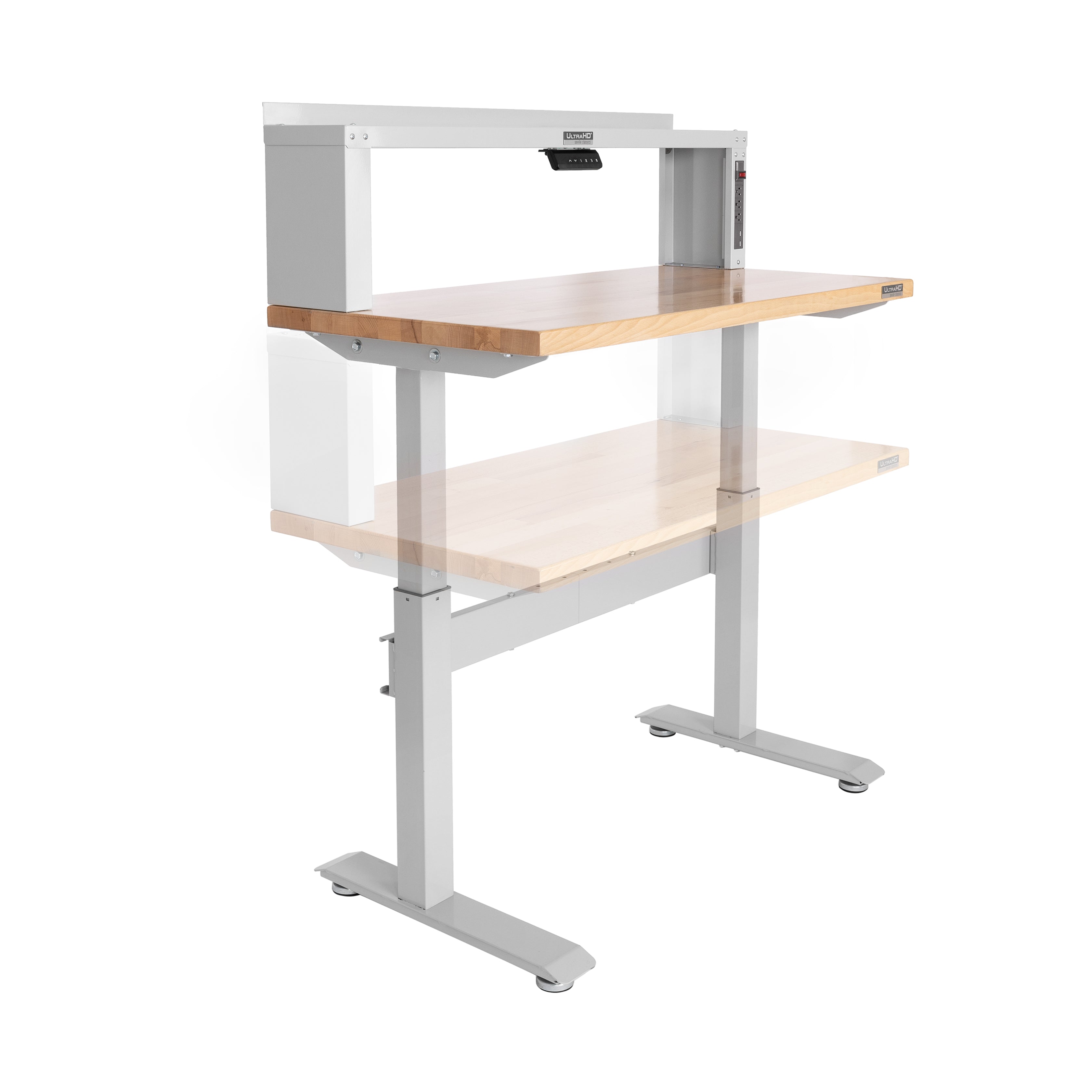 Seville Classics UltraHD banco lavoro regolabile 122x61 cm legno