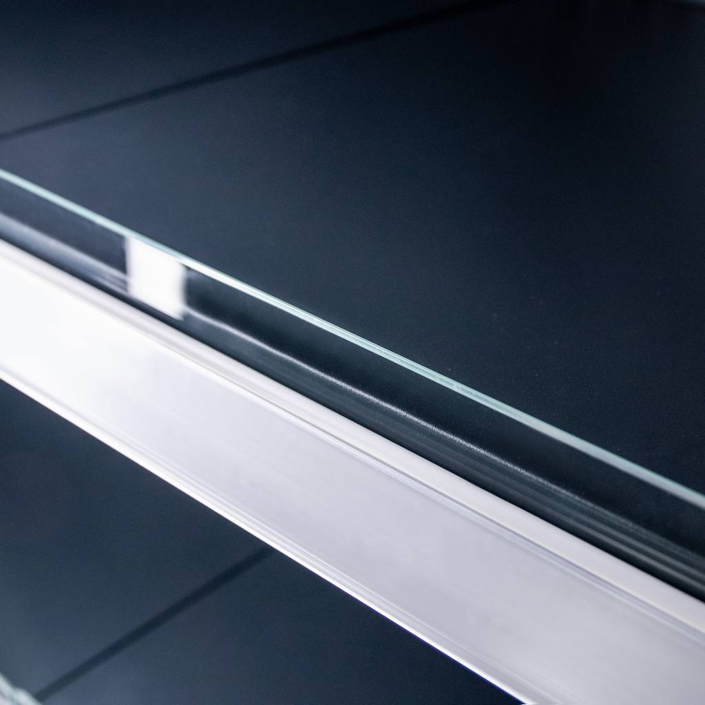 Mega-M Hugo Plus scaffale refrigerato vetro 131 cm interno