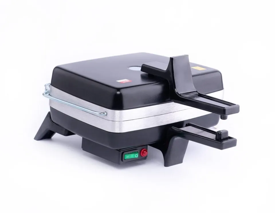 Dezal 301.6 Profi W gofriera professionale nera antiaderente