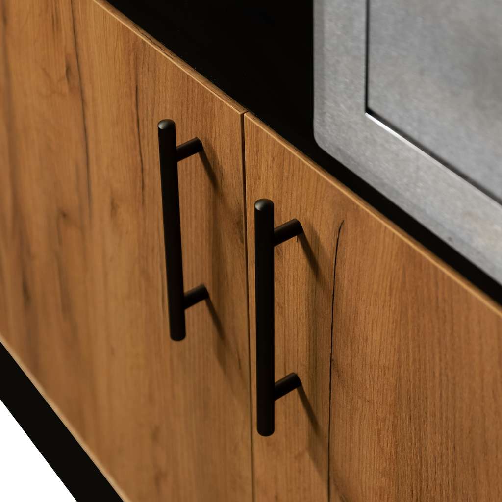 Mega-M mobile macchina caffè 154 cm rovere kraft