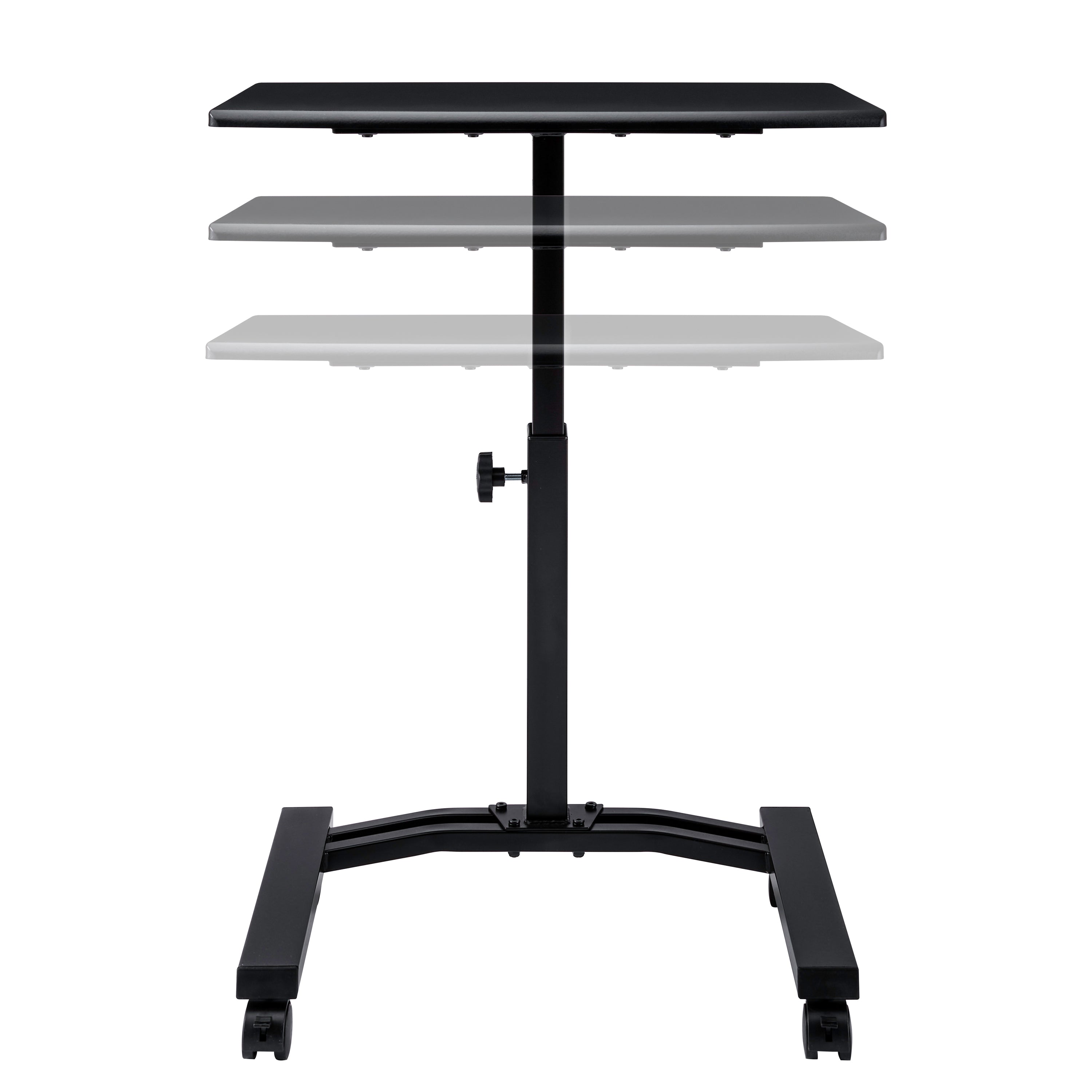 Seville Classics airLIFT carrello laptop nero regolabile