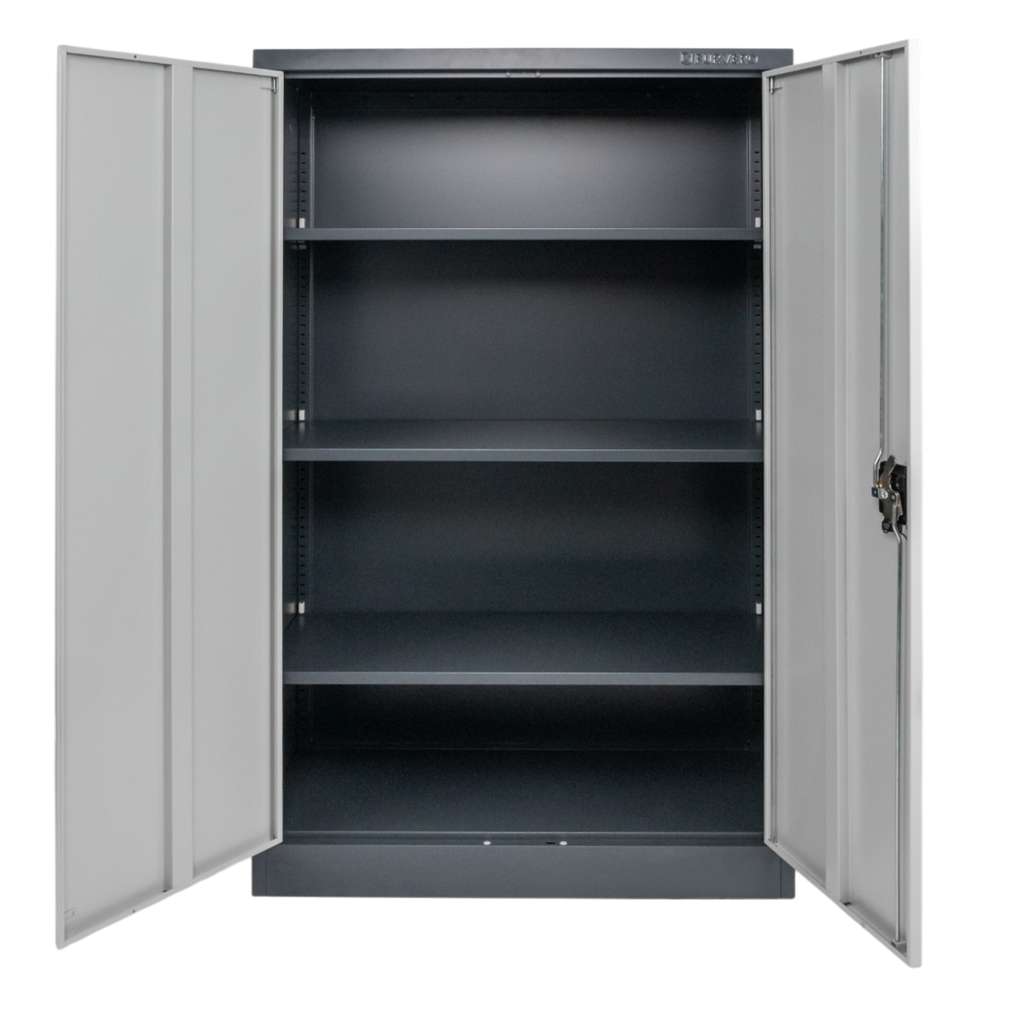 Furvero W-104 G/S Armadio Ufficio Metallo 90x40x140 cm Grafite