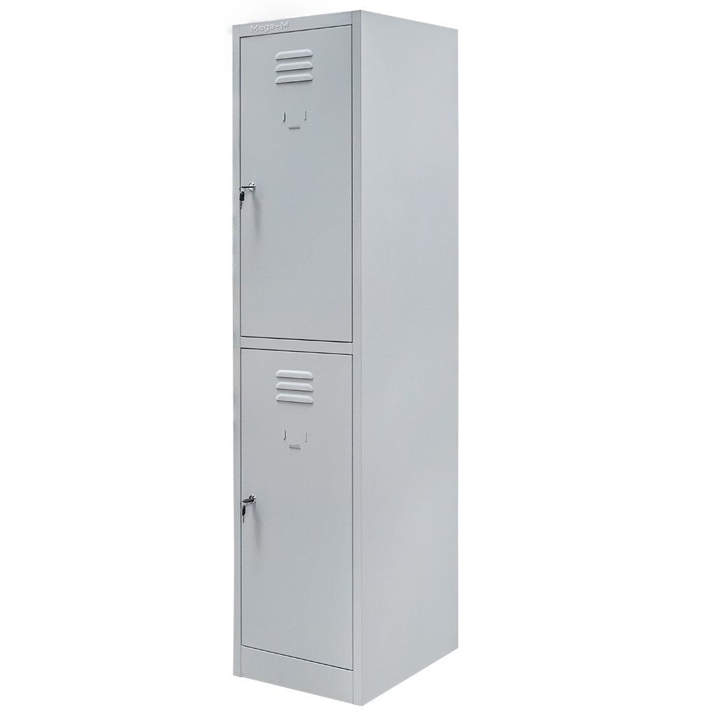 Mega-M BHP armadietto spogliatoio metallo 2 posti grigio