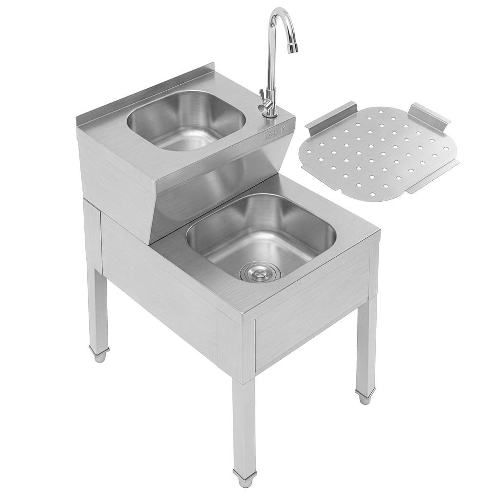 Mega-M X 50x61x84 Lavello Colonna Acciaio