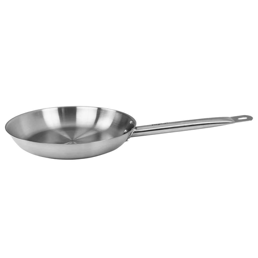 Mega-M Padella Acciaio Inox 28 cm Fondo Sandwich Induzione