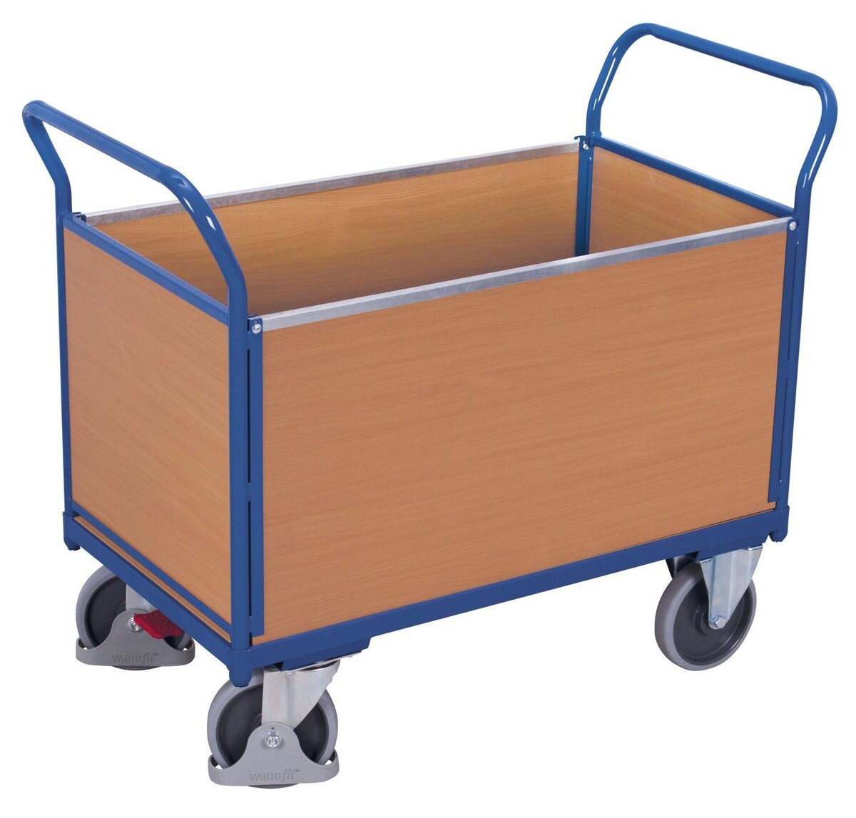 VARIOFIT VF 700400 carrello piattaforma 4 sponde 500 kg