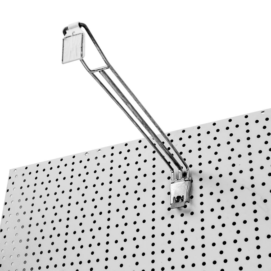 Mega-M Gancio Triplo Euro 30 cm con Portaprezzo clips