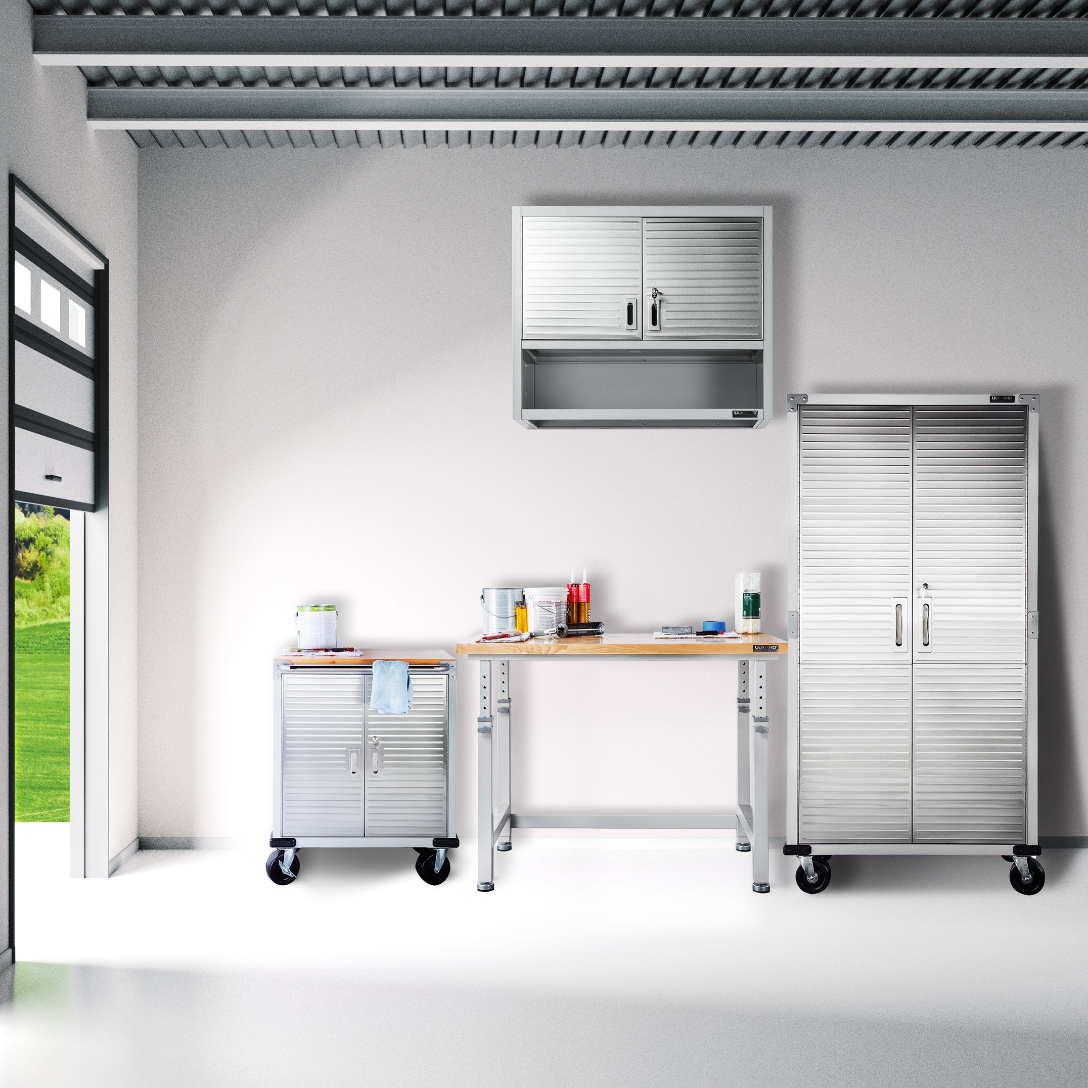 Seville Classics UltraHD UHDK20407 set armadi garage granito