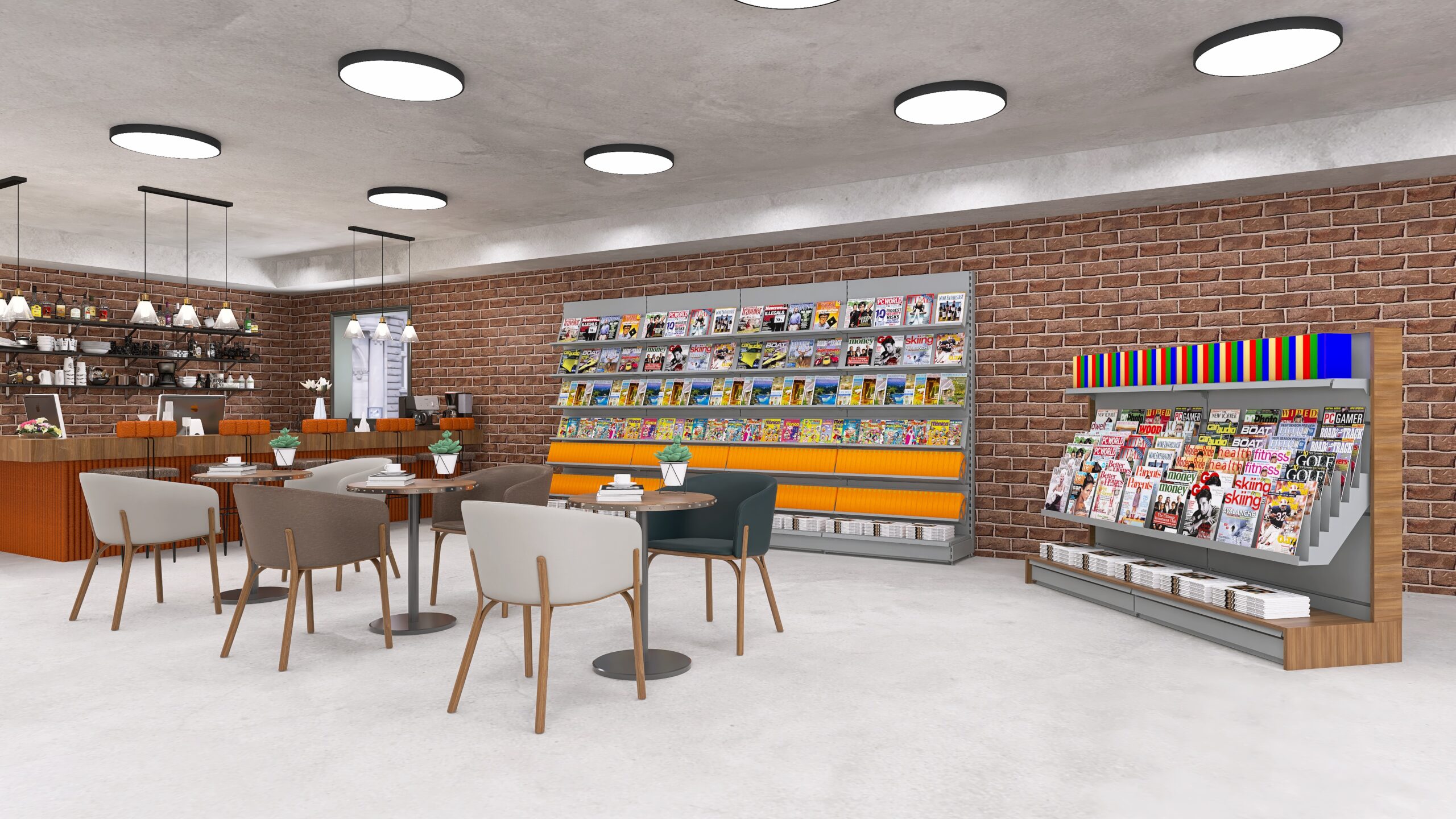 Design89 Libreria Edicola arredo negozio