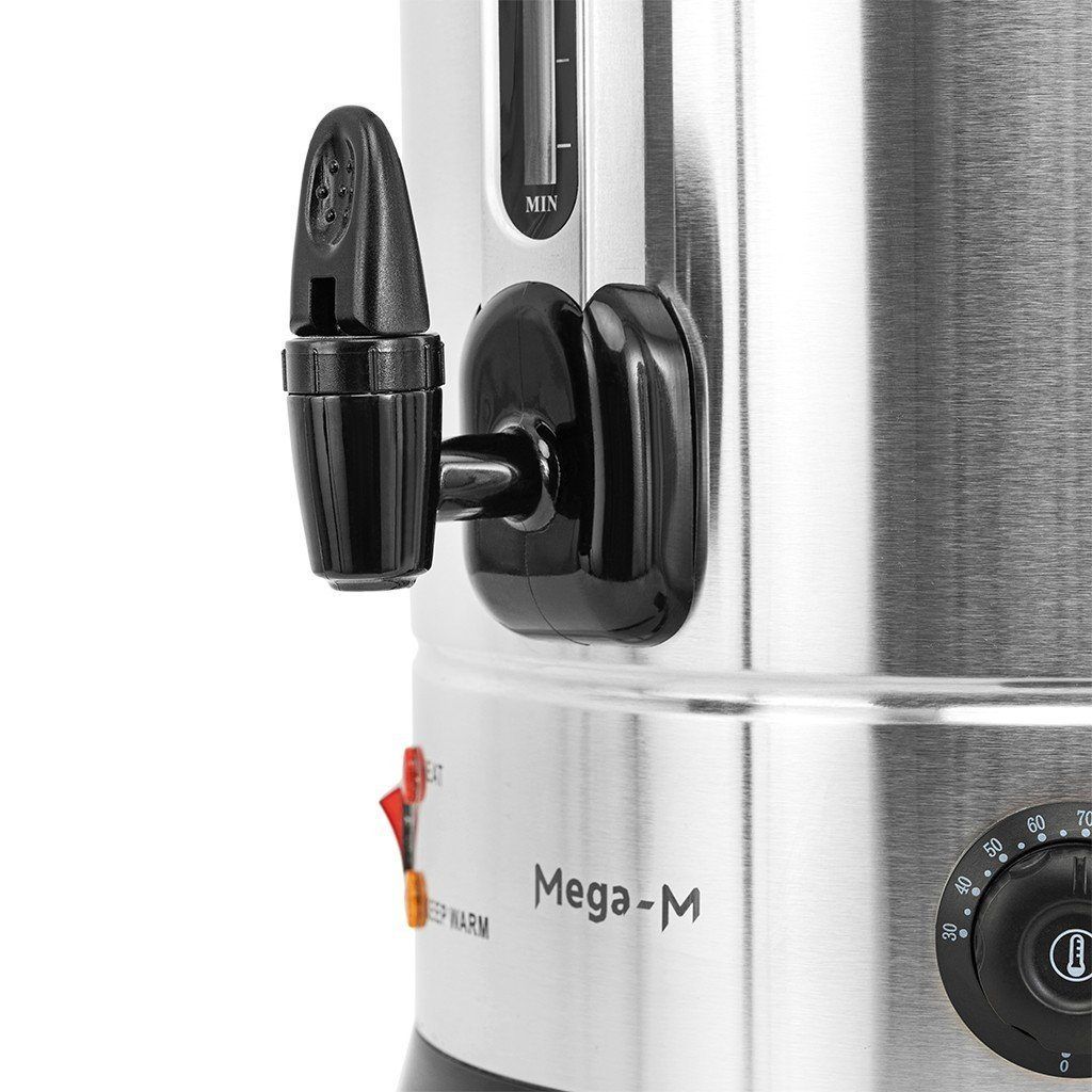 Mega-M Bollitore Acqua Professionale 20L 2800W Acciaio