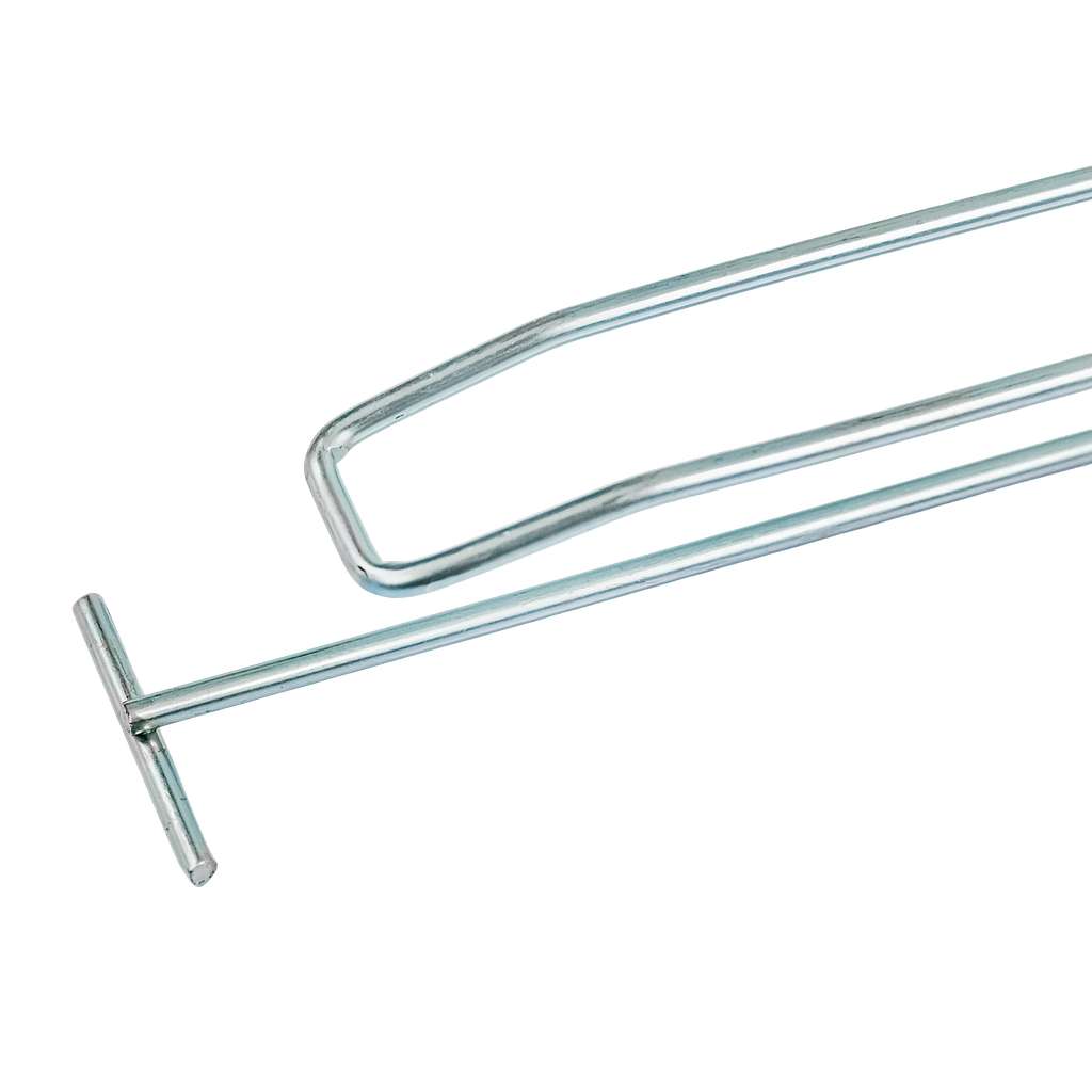 Mega-M L-30 Gancio Doppio per Pannello Forato 30 cm Zincato