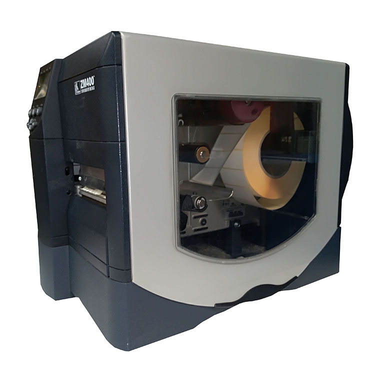 Zebra ZM400 LAN stampante etichette termotransfer usata