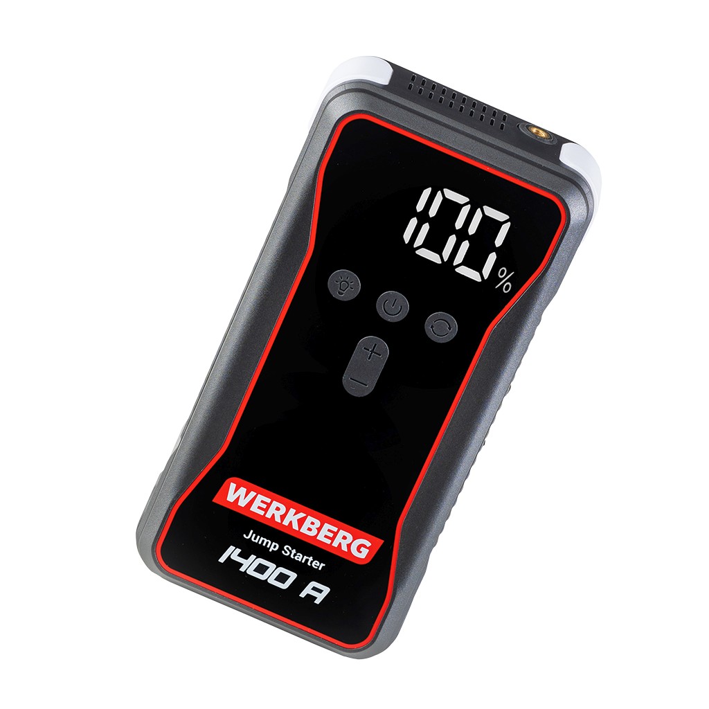 Werkberg AL002 avviatore batteria 18000mAh con compressore