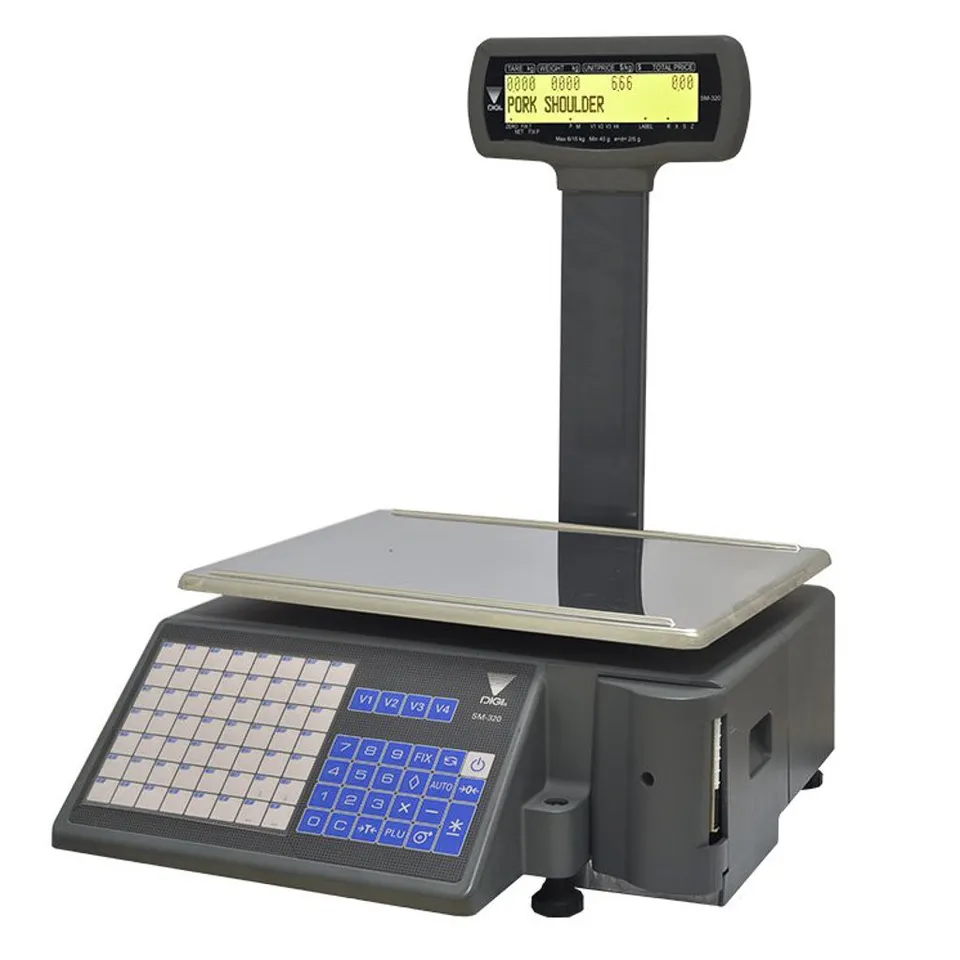 Digi SM-320P bilancia etichettatrice LCD per negozio