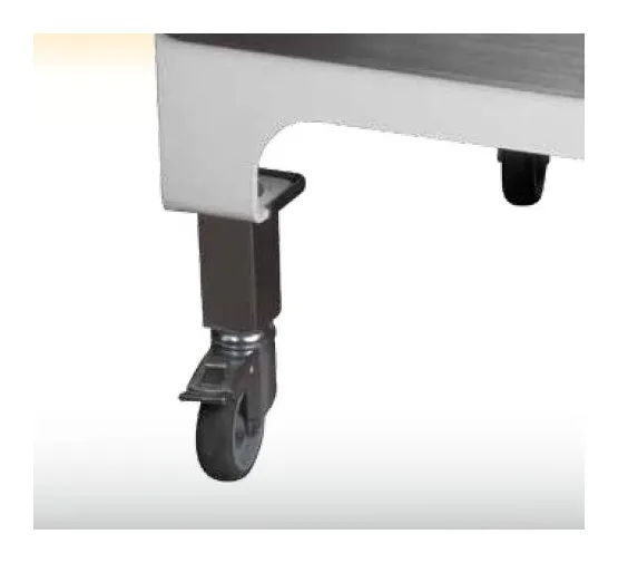 Lozamet COA.16 gambe con ruote per affettatrice WKP set 4 pz