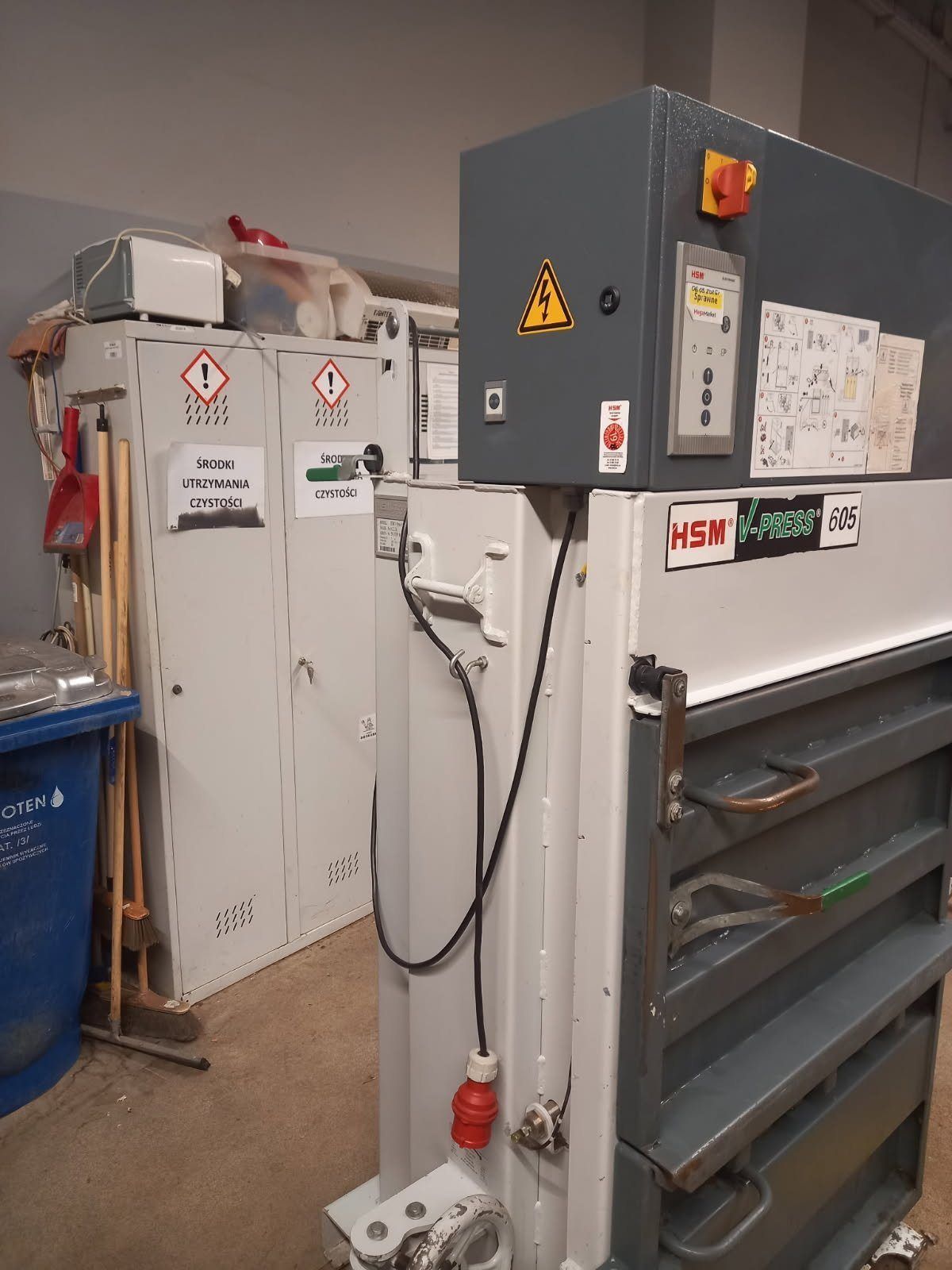 HSM V-Press 605 pressa balle 1,5 kW 400 V anno 2008