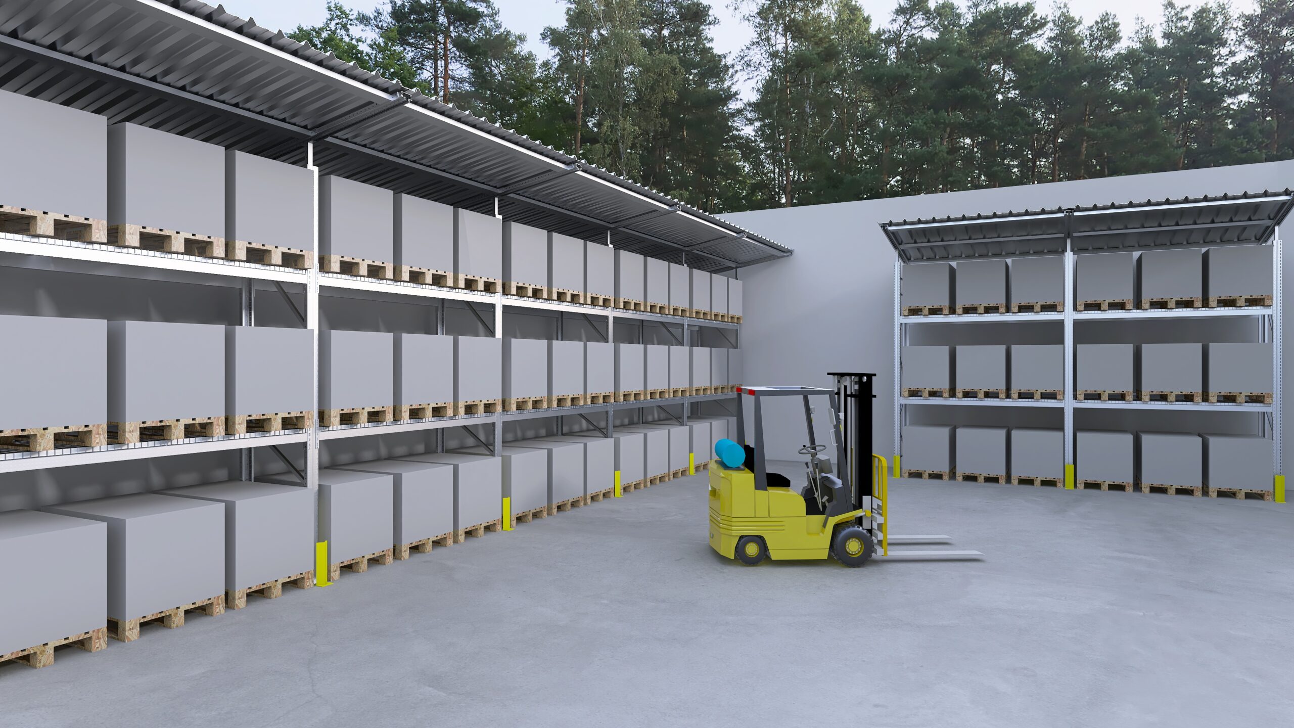 Design89 Propal 3 scaffale portapallet per magazzino