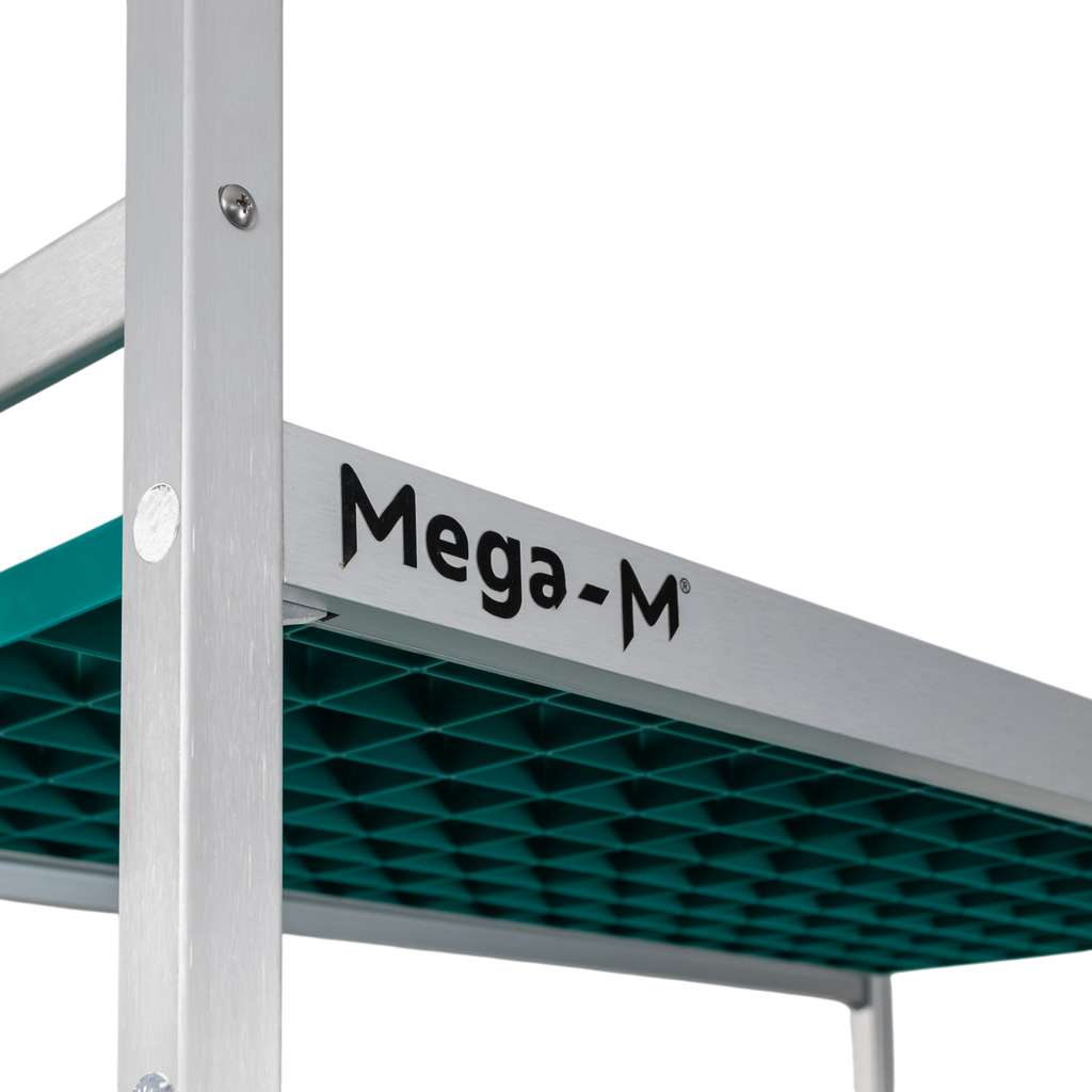 Mega-M Alufri scaffale alluminio 151x50x180 4 ripiani aggiuntivo