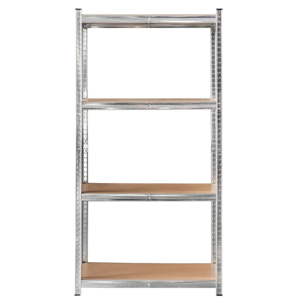 Mega-M Basic scaffale magazzino 180x90x40 4 ripiani zincato 175 kg