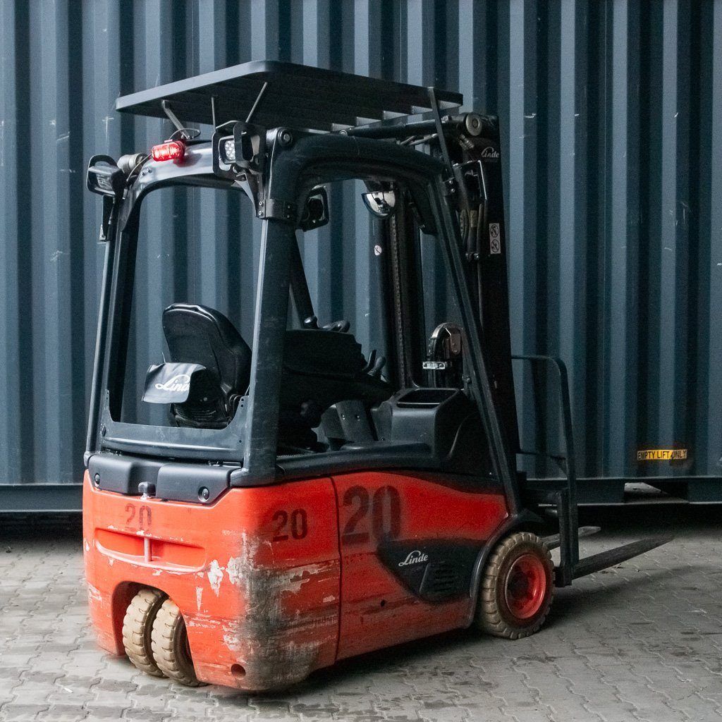Linde E15 carrello elevatore elettrico 4640 mm usato
