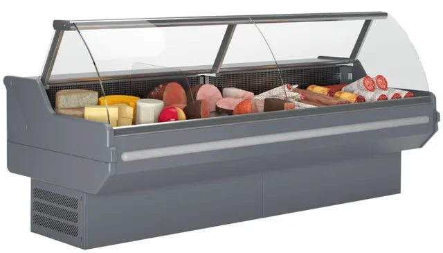 ES System K Diuna 2.0 Banco Frigo 192,5 cm Vetro Curvo