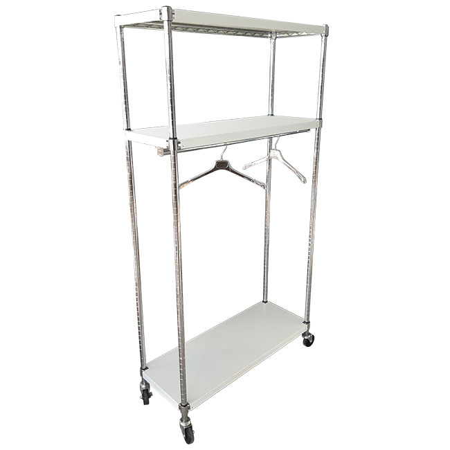 Agosistem Stender porta grucce 60x50x150 cromato