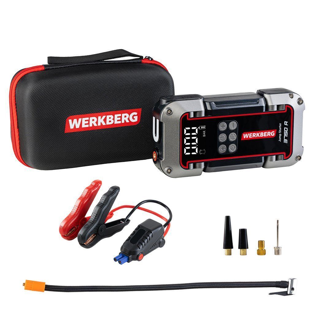 Werkberg AL006 booster avviamento 26000mAh con compressore