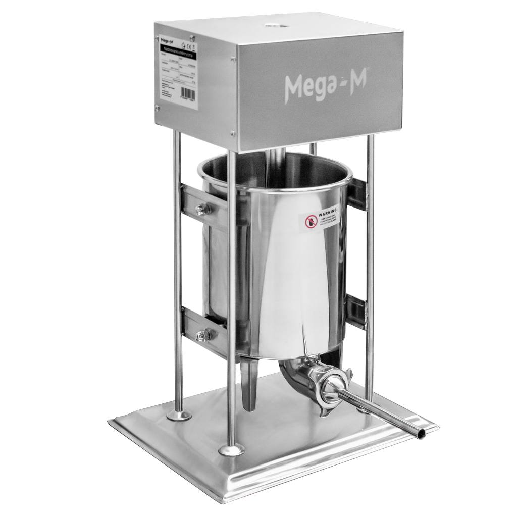 Mega-M insaccatrice elettrica 10L 200W inox 4 imbuti