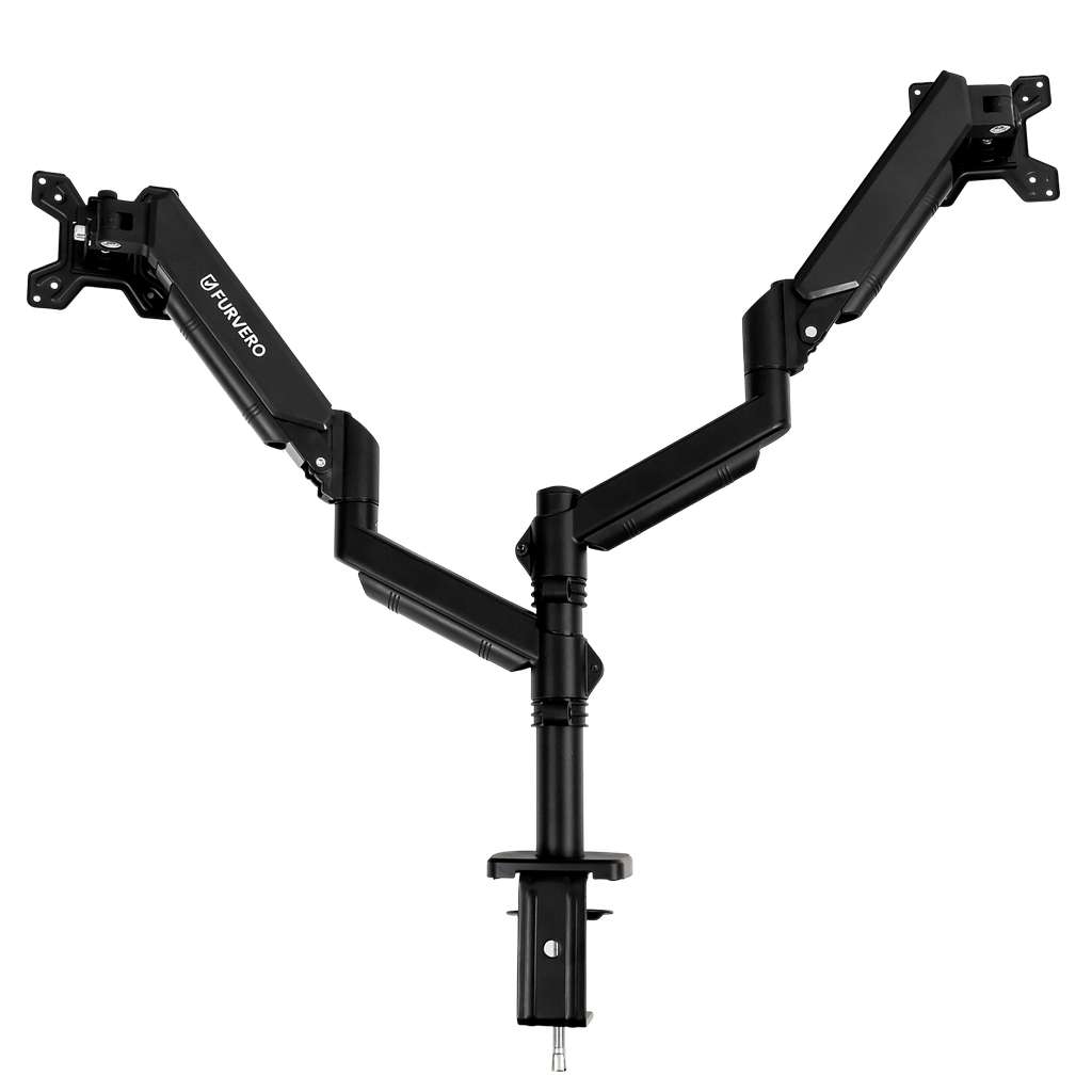 Furvero HK002 supporto monitor doppio 22-32 pollici nero