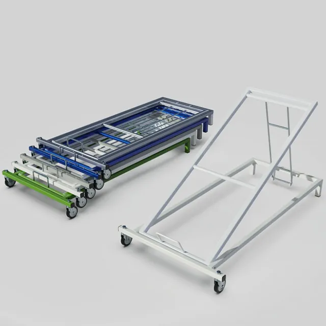 Agosistem Espositore Frutta Pieghevole 54x132 cm Bianco