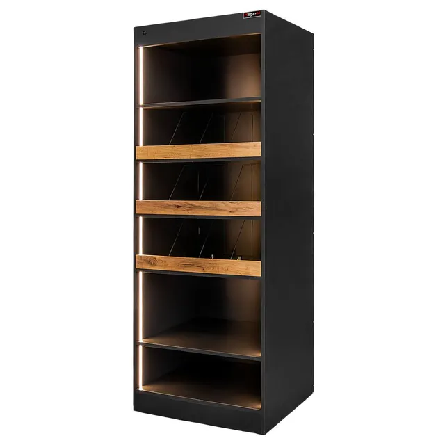 Mega-M vetrina negozio dolci H 205 cm L 80 cm bazalt
